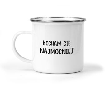Kubek metalowy z nadrukiem Walentynki 29